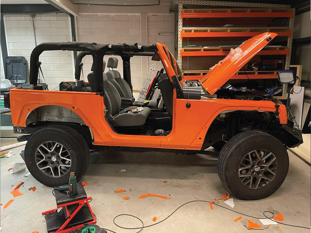JEEP Wrangler work in progress 3M with Carbon